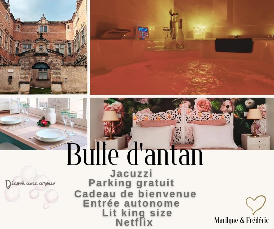 Appartement Bulle D'Antan En Coeur De Ville - Monument Classe Historique - Grand Jaccuzi Castres  Exterior photo